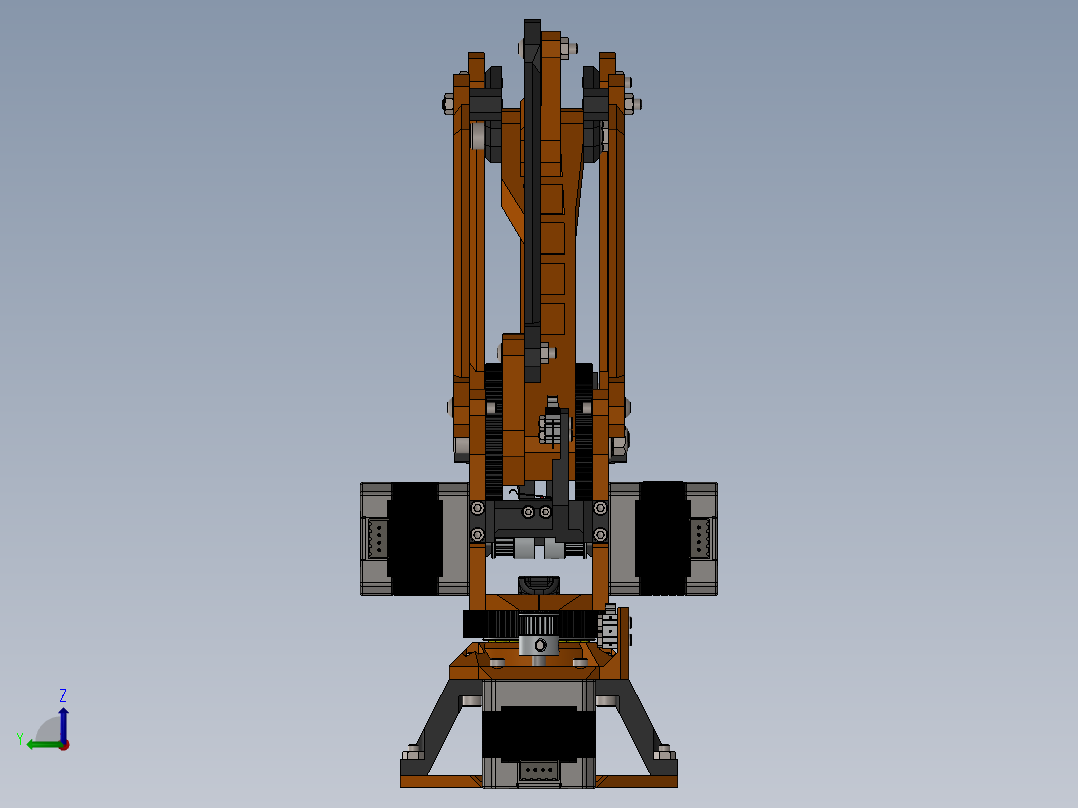 Robot Arm - Community Version CAD后视图