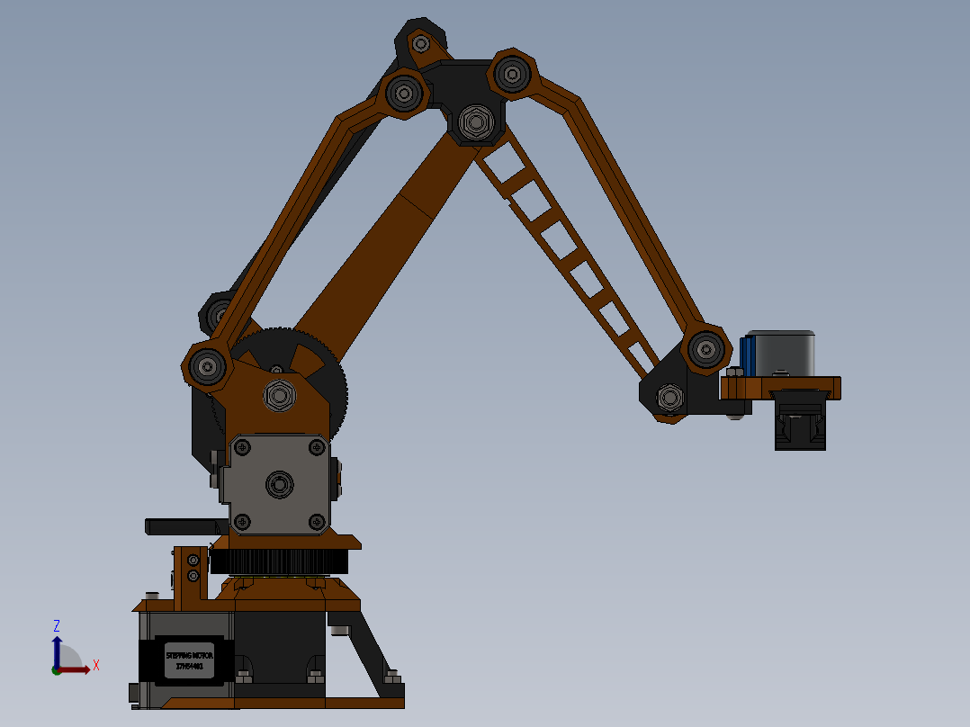 Robot Arm - Community Version CAD左视图