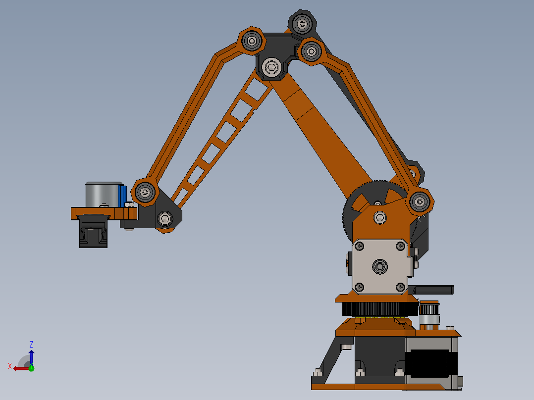 Robot Arm - Community Version CAD右视图