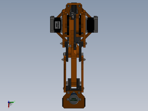 Robot Arm - Community Version CAD俯视缩略图