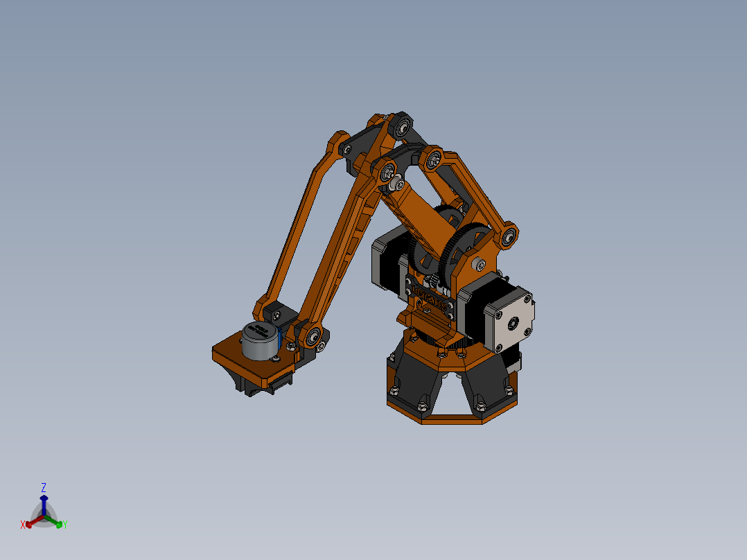 Robot Arm - Community Version CAD正等轴测图