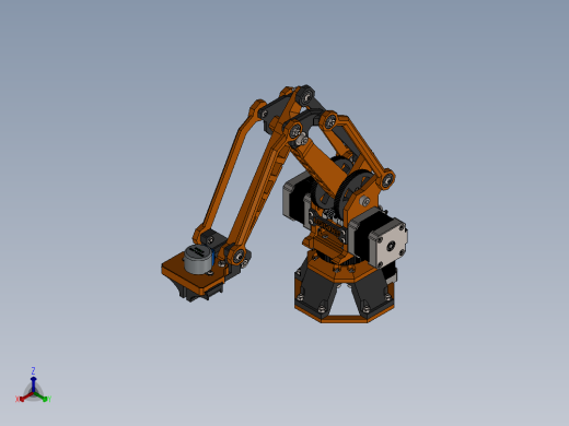 Robot Arm - Community Version CAD正等轴测缩略图