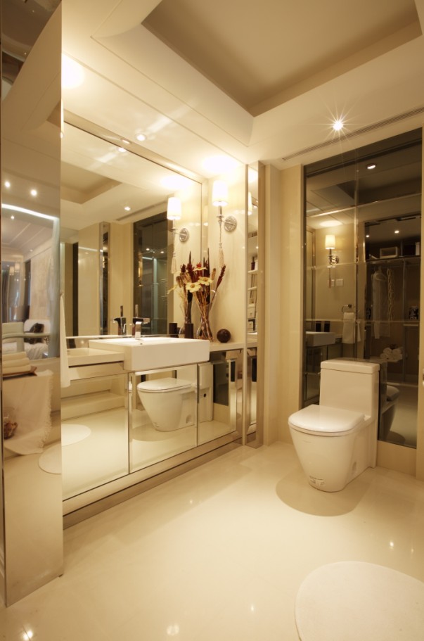 三室两厅一厨两卫125㎡简约现代风格样板房装饰施工图全套