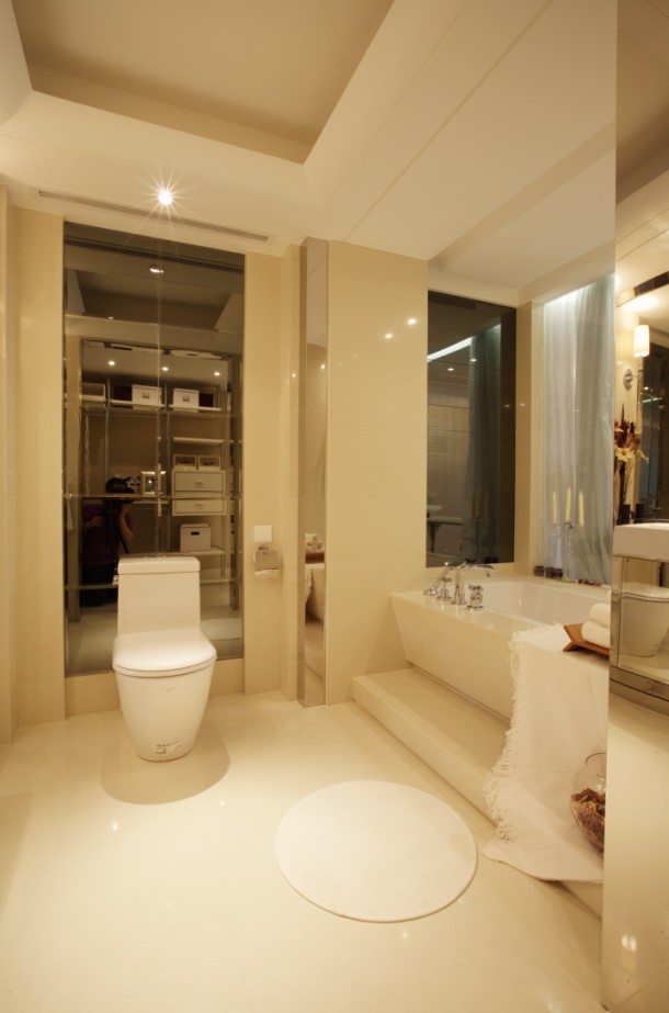 三室两厅一厨两卫125㎡简约现代风格样板房装饰施工图全套