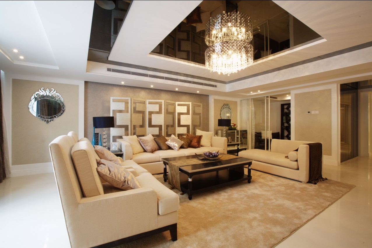 三室两厅一厨两卫125㎡简约现代风格样板房装饰施工图全套