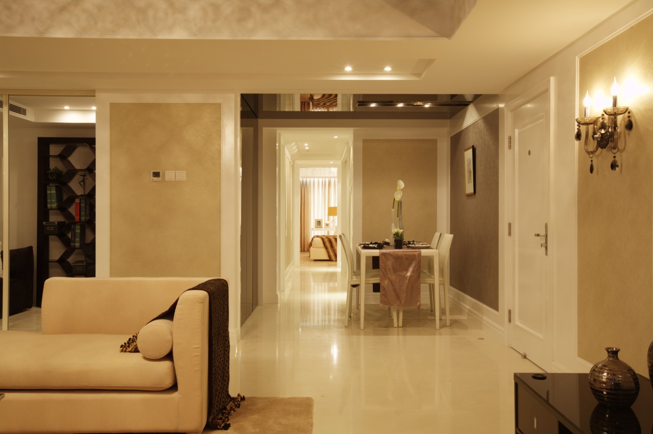 三室两厅一厨两卫125㎡简约现代风格样板房装饰施工图全套