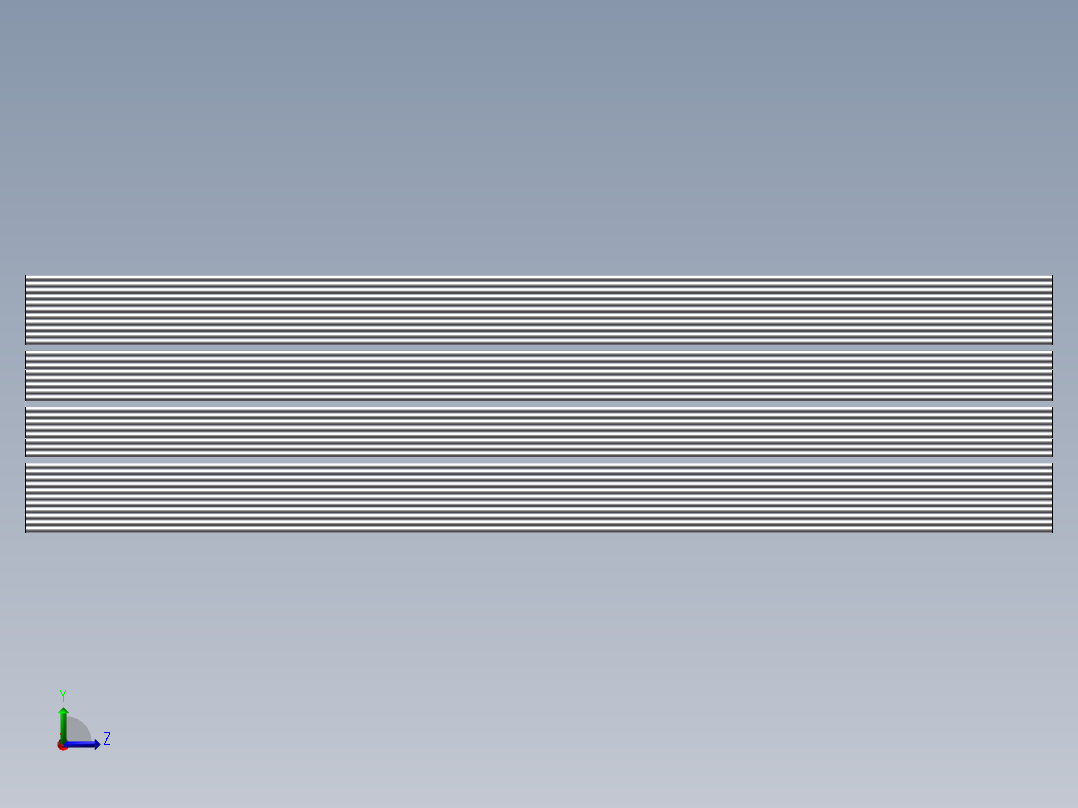 零件-列管（全部）左视图