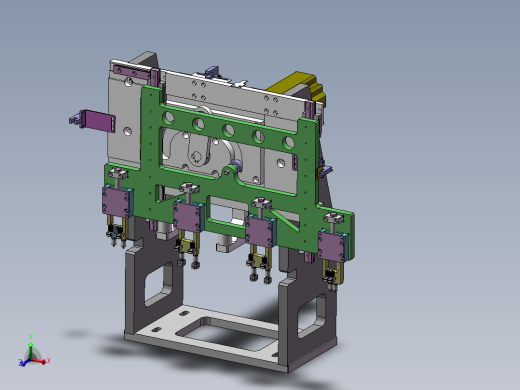 凸轮移载机构3D数模图纸 Solidworks设计 附STEP