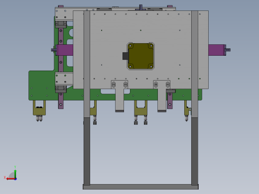 凸轮移载机构3D数模图纸 Solidworks设计 附STEP后视缩略图