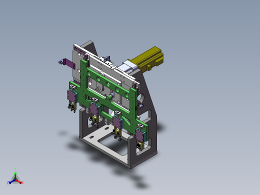凸轮移载机构3D数模图纸 Solidworks设计 附STEP正等轴测缩略图