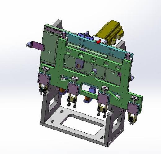 凸轮移载机构3D数模图纸 Solidworks设计 附STEP缩略图