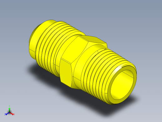 喇叭形 45D 半接头连接器-FLARE 45D 5-8 Tube OD-78-14 x 1-2 NPT.STEP