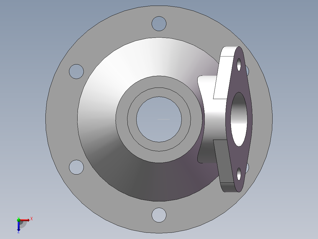 SW格式3D图(模型练习题)-034俯视图