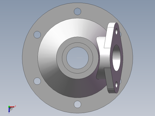 SW格式3D图(模型练习题)-034俯视缩略图