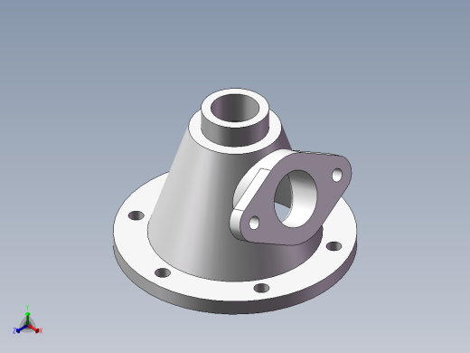SW格式3D图(模型练习题)-034正等轴测缩略图