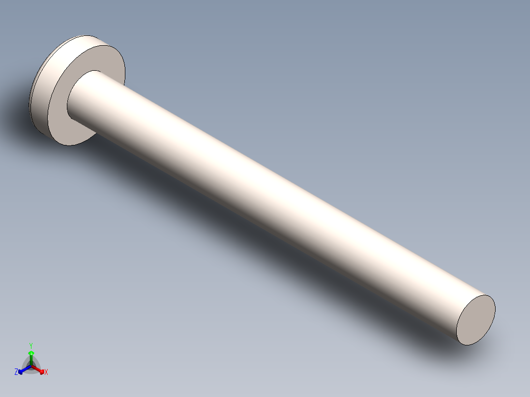 螺丝 M2.5 十字盘头-M2.5 x 25 Screw head.SLDPRT正等轴测图