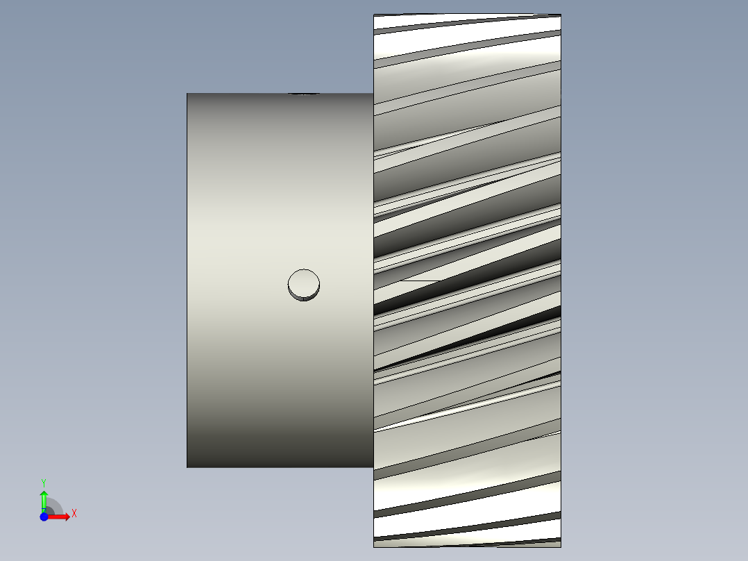 两轴桁架机械手3d图纸+装配cad 齿轮传动上下料取料机器人3d模型前视图