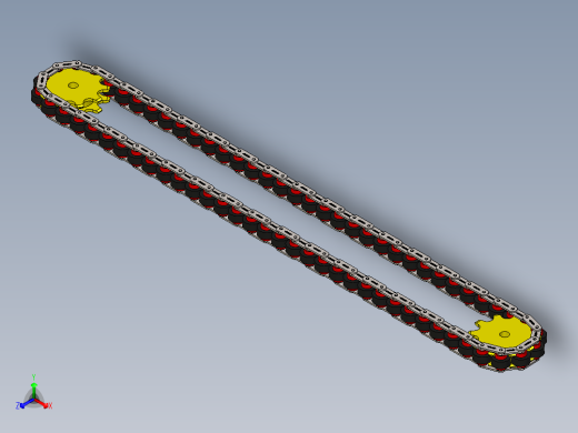 带中心滚子 VRP 的滚子链--stp