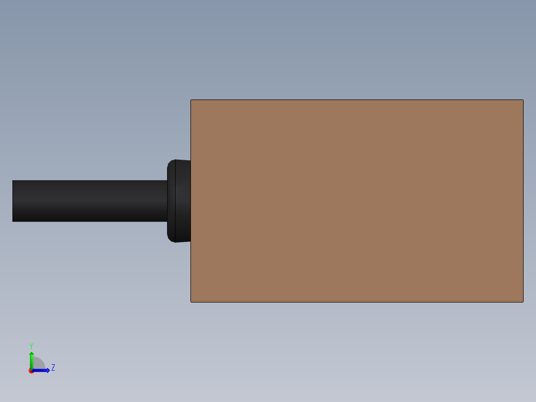 金属接近开关左视图