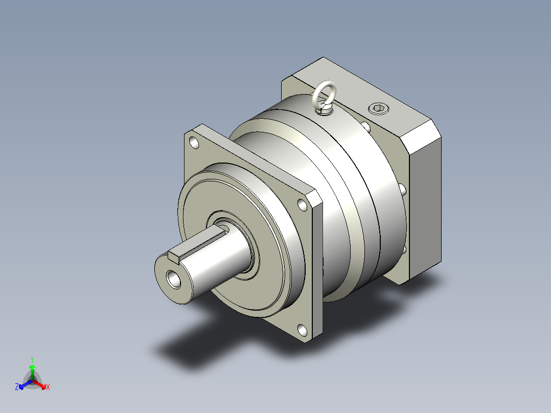 多摩川行星减速机TB-180-L1-35KA主视图