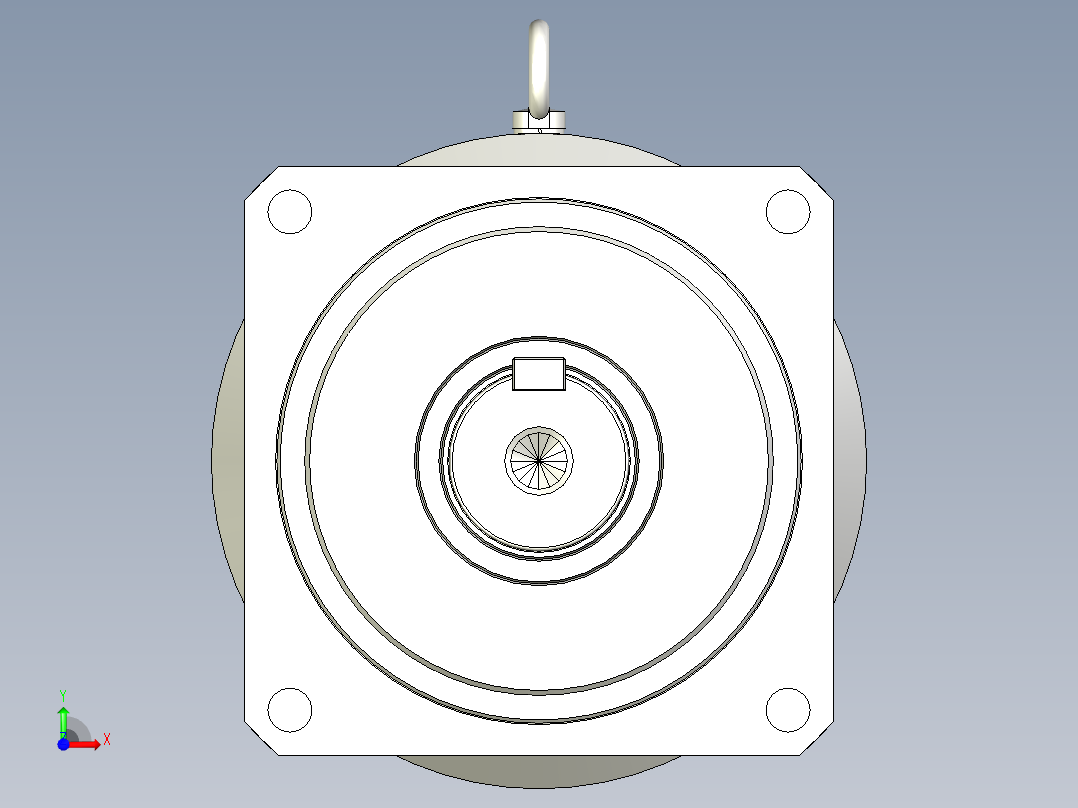 多摩川行星减速机TB-180-L1-35KA前视图
