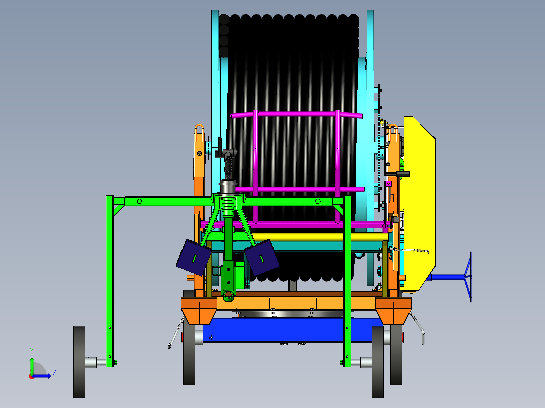 自动灌溉模型左视图