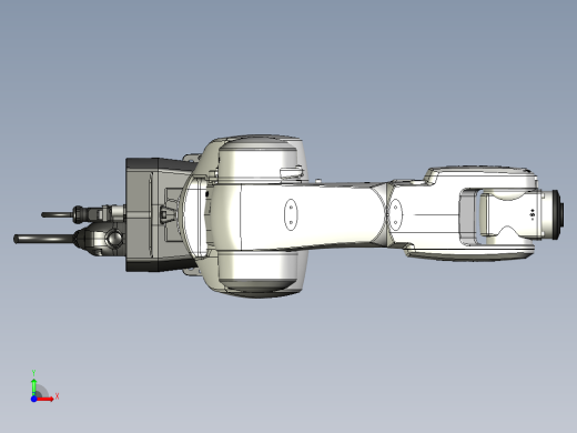 KUKA KR10_R900-2六轴工业机器人模型资料前视缩略图