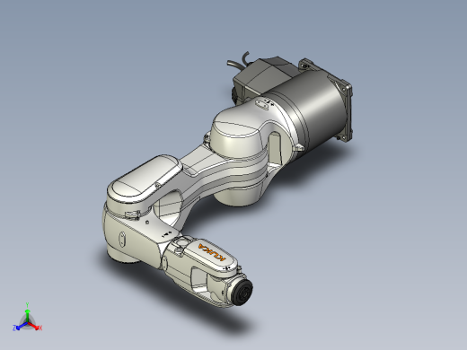 KUKA KR10_R900-2六轴工业机器人模型资料正等轴测缩略图