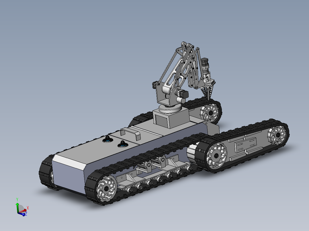 泳池清洁机器人三维建模