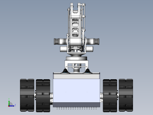 泳池清洁机器人三维建模左视缩略图