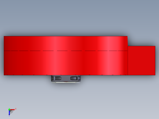 粮食（谷物）烘干机设计1俯视缩略图