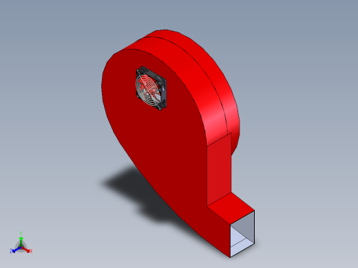 粮食（谷物）烘干机设计1正等轴测缩略图