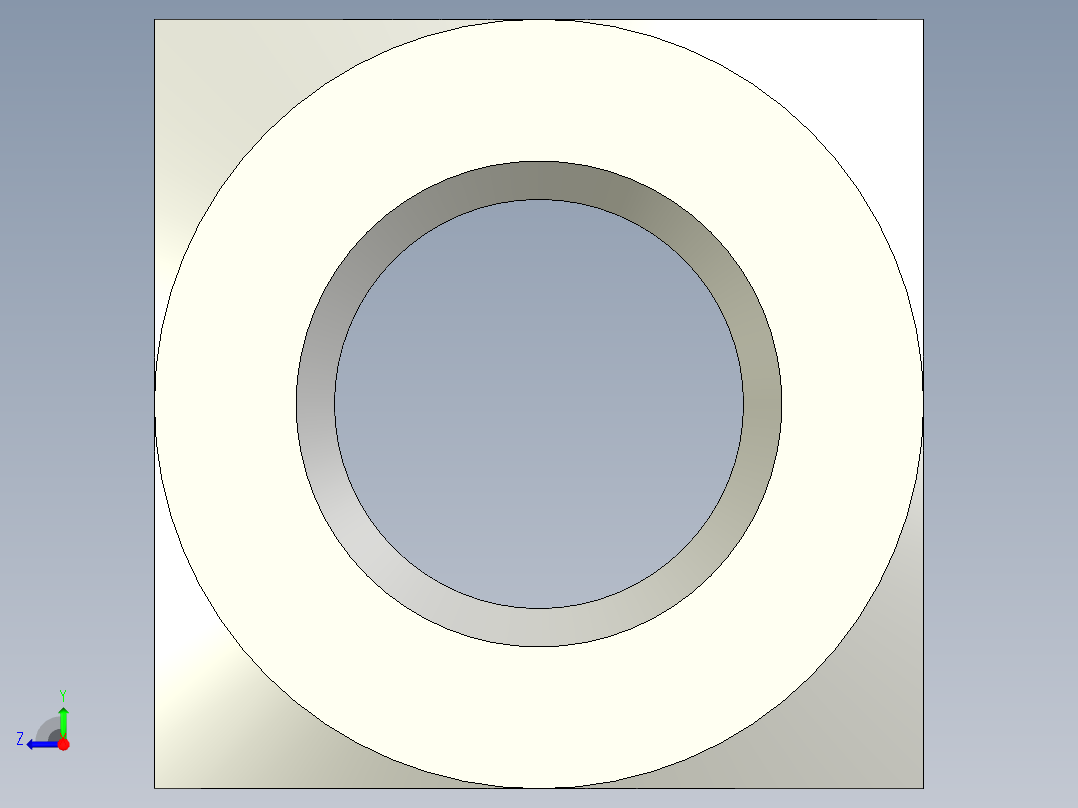 方形螺母右视图