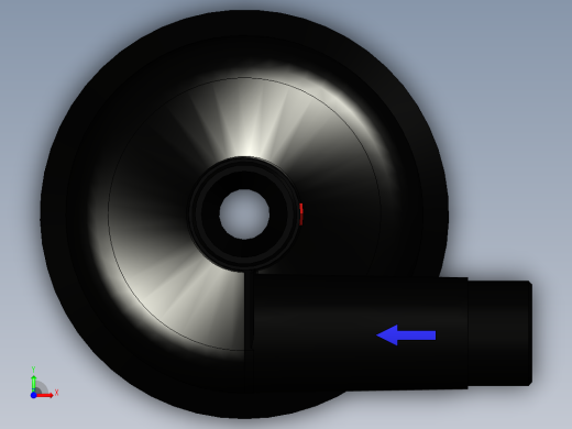水力旋流器沉砂分离器1英寸BSPM塑料前视缩略图