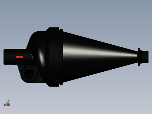 水力旋流器沉砂分离器1英寸BSPM塑料右视缩略图