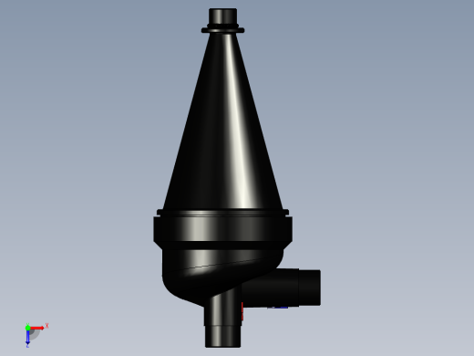 水力旋流器沉砂分离器1英寸BSPM塑料俯视缩略图
