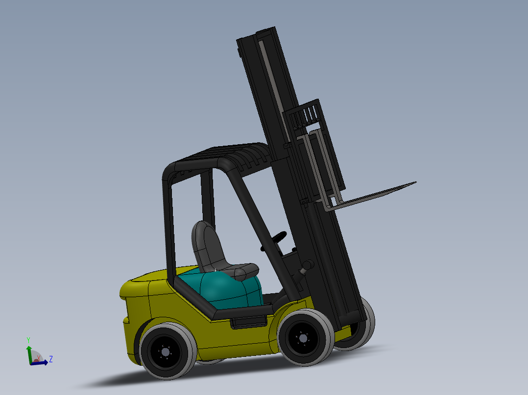 叉车简易模型
