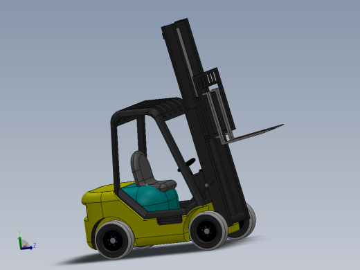 叉车简易模型