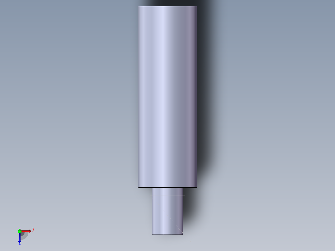 S46 链轮轴俯视图