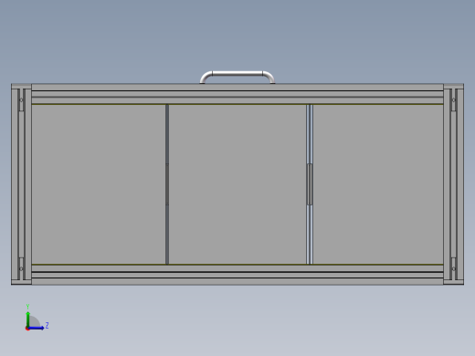 可移动立面投影盒子左视缩略图