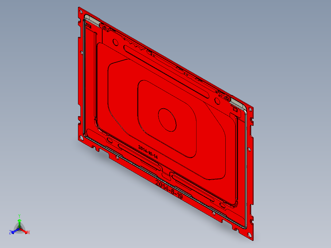 ZAZ00-A-笔记本CNC工装夹具三维模型CNC5-2014-10-14正等轴测图