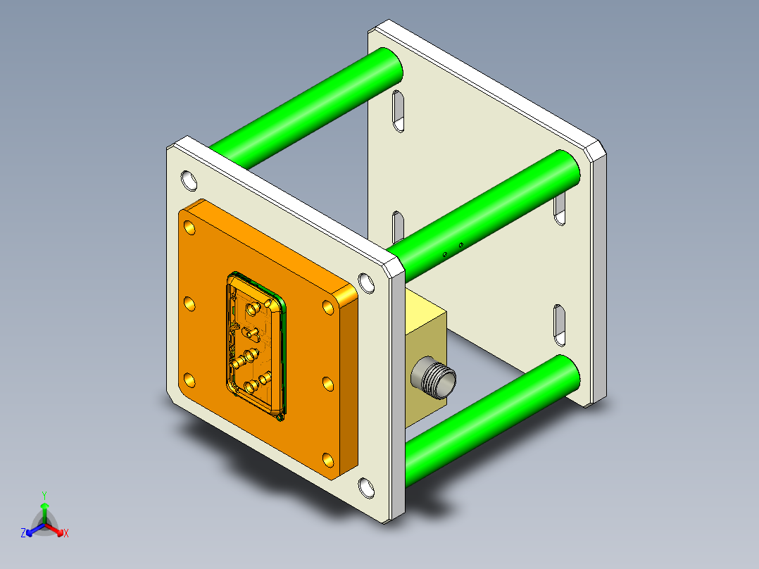 A68CNC笔记本CNC工装夹具三维模型-5
