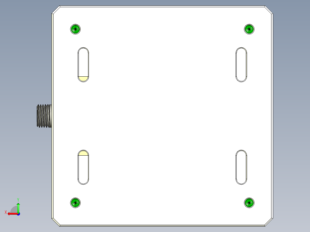 A68CNC笔记本CNC工装夹具三维模型-5后视图