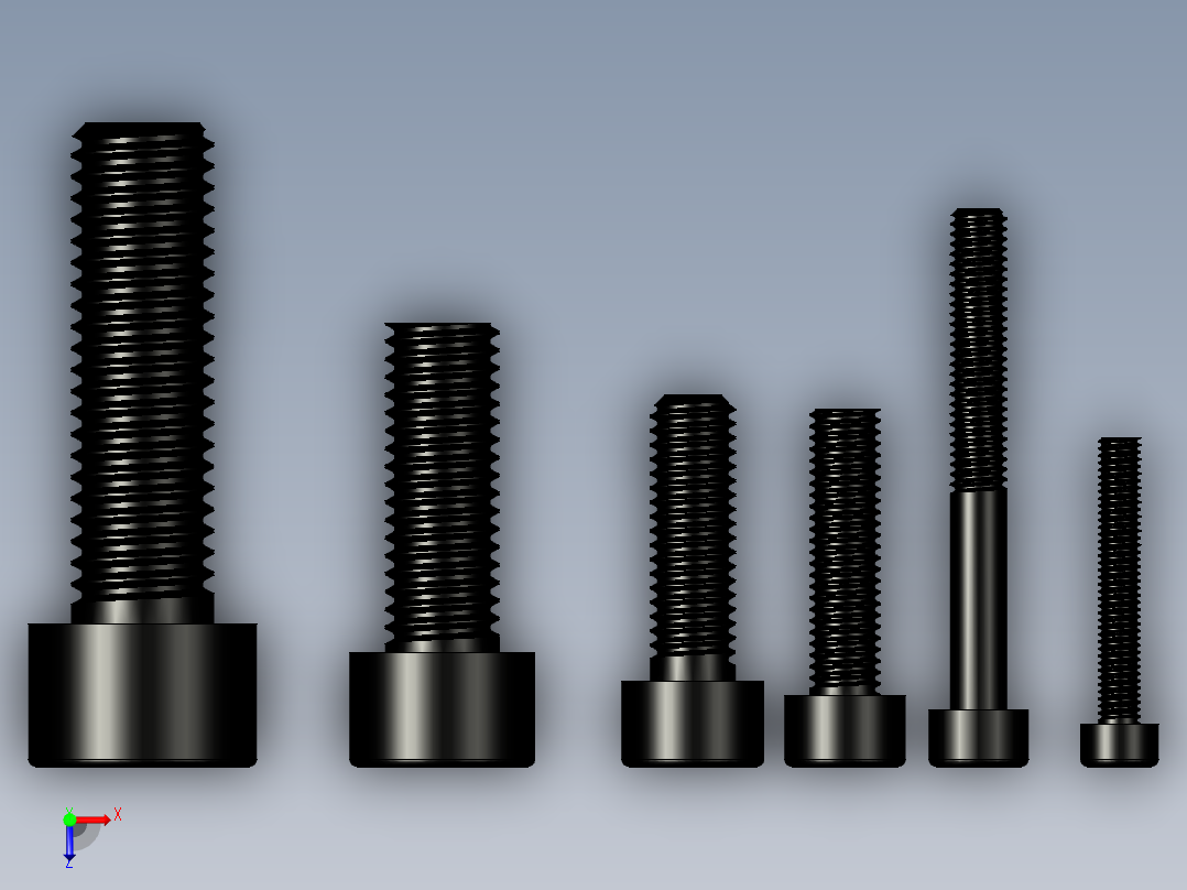 沉头螺丝实体俯视图