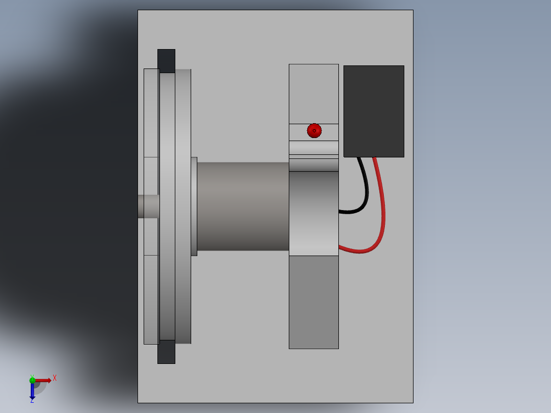 手动电锯模型俯视图