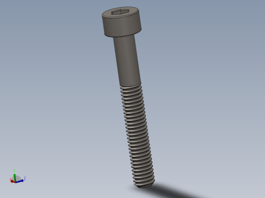Screw_DIN_912_M4x30_A2.SLDPRT公制内六角螺钉