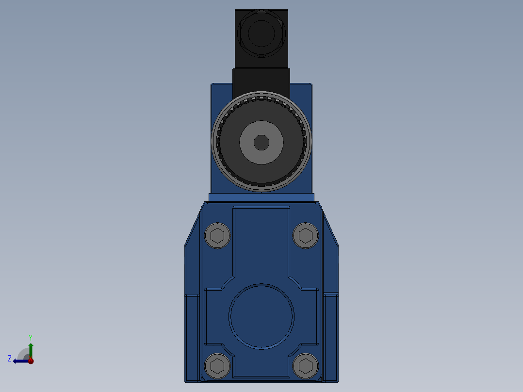 FWH-03直流插座式电液换向阀后视图