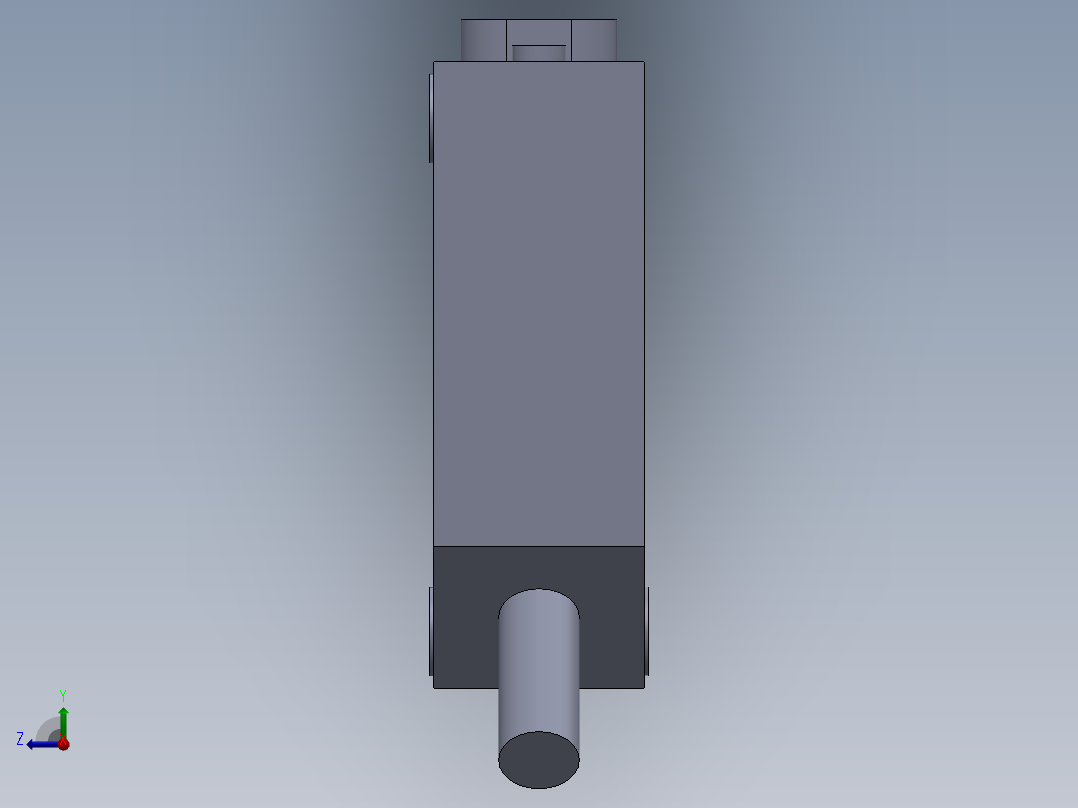 传感器E3Z-D61右视图