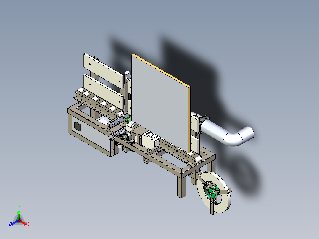 A3003326-木板半自动封边机