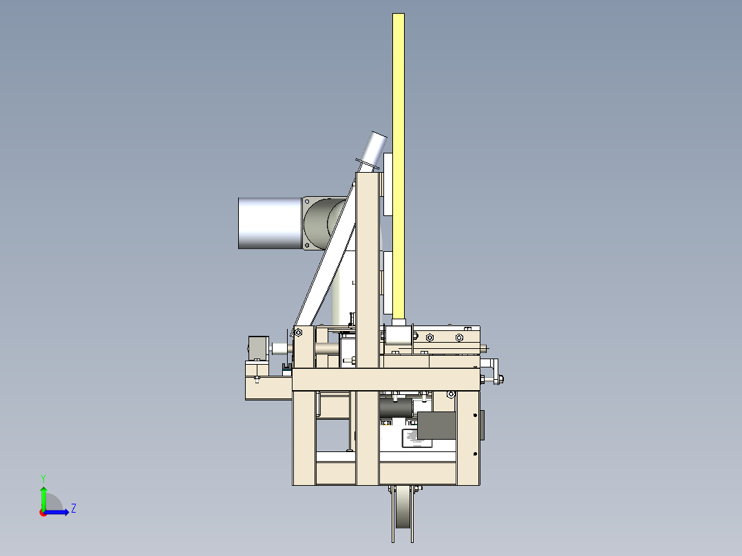 A3003326-木板半自动封边机左视图